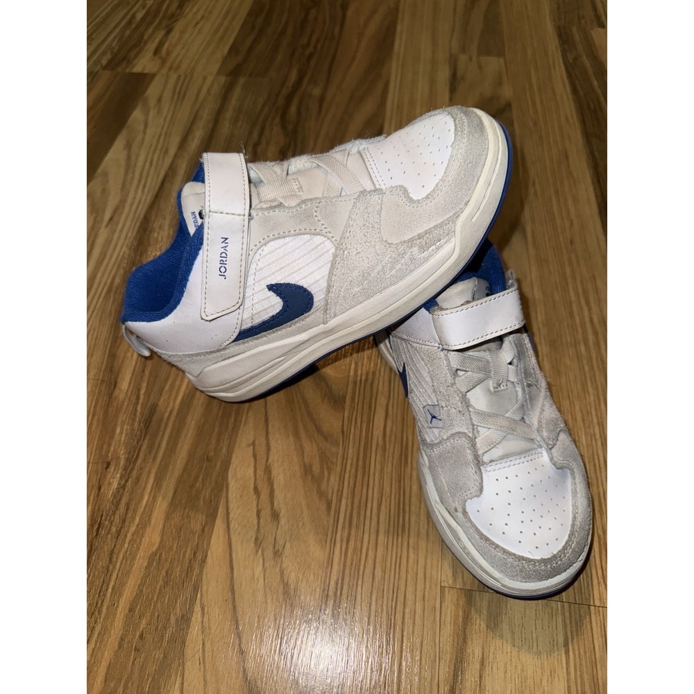 Nike‎ Jordan Stadium 90 TD Boys 1Y White Game Royal Casual Shoe DX4396-104